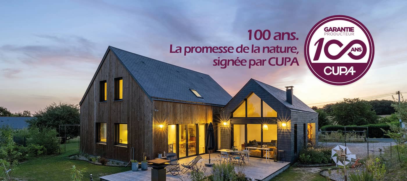 CUPA Pizarras porte sa garantie producteur à 100 ans
